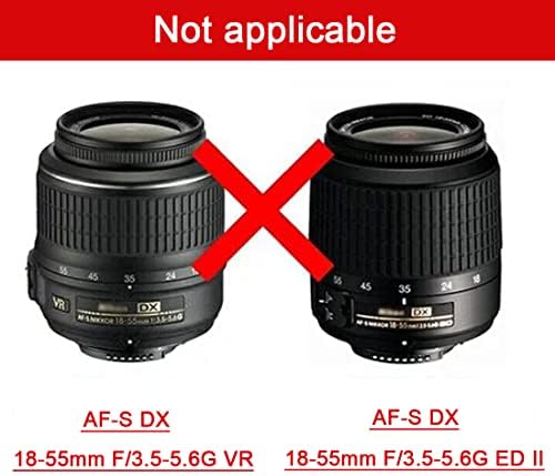 Ленс Худ HB-69 и 52мм капаче за леќи компатибилен за Nikon D5300 D3300 D3200 комплет AF-S DX 18-55mm f/3.5-5.6g VR II леќи.