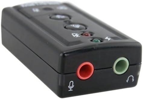 Генерички USB 7.1 Канал 3D Виртуелен Надворешен Адаптер За Аудио Звучна Картичка За Компјутерски Лаптоп