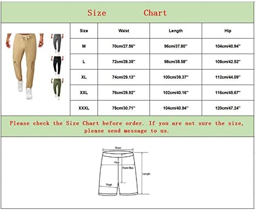 Pantsујорк за машки салата за џогерски панталони тенок фит