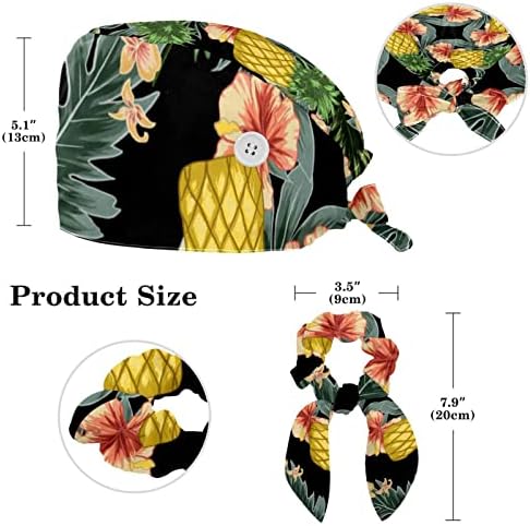 Прилагодливо работно капаче со привлечна лента за џемпери и лажна коса, ласкави цвеќиња од цвеќиња
