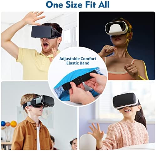 Прилагодлив чувар на пот, VR маска од пот, бенд, дише VR додатоци маска за лице, абсорбер на пот за VR HMD Подлога за употреба за вежбање Заштитете ја кожата на лицето