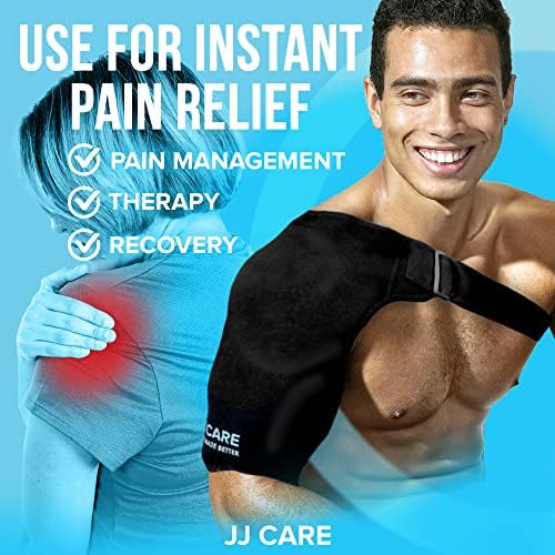 JJ CARE ROMER ICE PACK ROTATOR CUFF COUNT COLD TRARERY | Компресија мраз пакет за топло и ладно завиткување | Леден пакет за закрепнување на