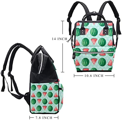 Овошје од лубеница лаптоп ранец за ранец, торба за торбички торбички торбички торбички мута-функција патувања ранец
