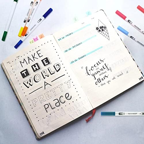 ZSEDP маркери Поставете бои со двојна врв четка за четка за цртање сликарство акварел уметнички маркери пенкала за материјали за уметност