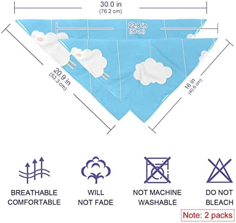 2 пакувања кучиња бандана висат овци девојче момче миленичиња кучиња шамија на кучиња керчиф за миење бандани додатоци за мали средни