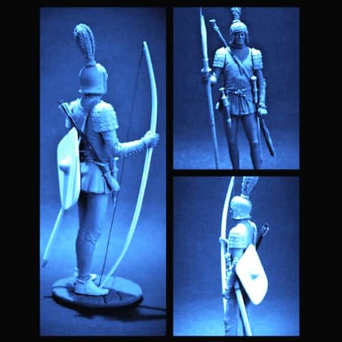 1/24 Комплет за модел на антички европски воини на воинствена воинска воинствена и необоена минијатурна смола Модел Делови // A6IU-2