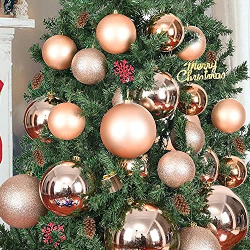 Бенџија Екстра со големи димензии на отворено Божиќни украси, преголеми огромни големи големи расипувања Божиќ Божиќни пластични топки за надворешно