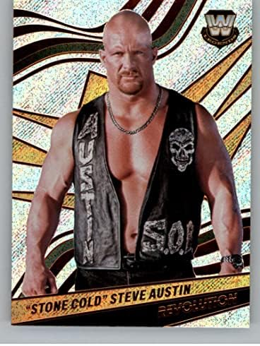2022 Панини револуција WWE 113 Стоун Студениот Стив Остин Легенди Легенда за трговија со картички за борење