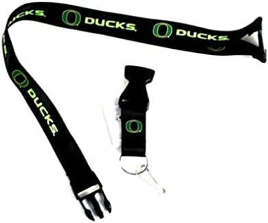 NCAA Oregon Ducks Black Wordmark „Зелено лого“ лента, црна боја