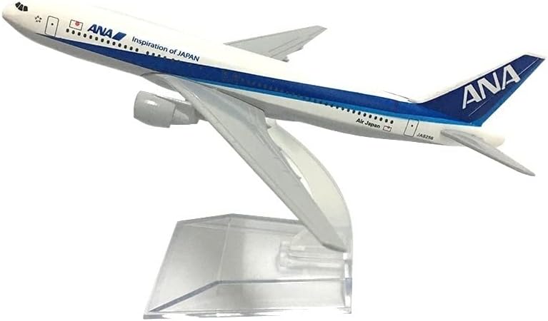 Lukbut Fliding Сооднос на насликани уметнички дела за: 16см Јапонија Сите Nippon Airways Boeing B777 Model Aircraft Die Cast Metal