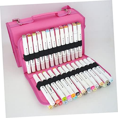 Sewacc 80 Cajas Organizadoras Zipper Storage Cagns Пенка торба со молив кутија кутија за боење молив за складирање на кутија за складирање