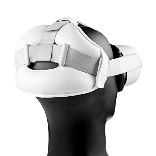 Отфрлете ја реалноста VR Balance Head Cushion компатибилен за Oculus Quest 2, Подобрена удобност за лента за глава, замена за Oculus