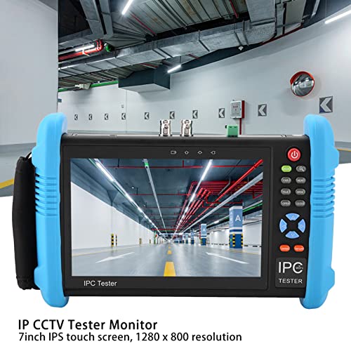 Cosdfoge Cctv Камера Тестер, IPC‑9800 Плус Серија 7 IP CCTV Тестер4k H. 265 TVI CVI Ahd Аналогни AC 100-240V