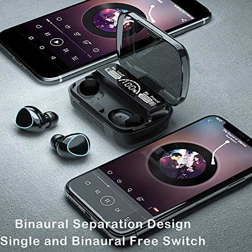 Безжични уши Bluetooth 5.1 слушалки за TCL 10 5G во слушалки за уво Вистински стерео спортови водоотпорни/првични слушалки со микрофон