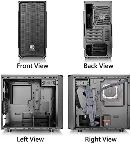 Термалтаке Верса Н15 Микро АТКС Мини Кула Компјутерска Шасија Со Еден Заден Вентилатор Од 120 мм Претходно Инсталиран CA-1D4-00S1NN-A0