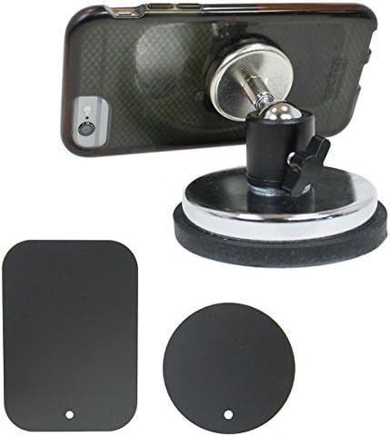 Livestream® Gear - гума обложена магнетна монтажа на магнетна телефон W/глава на топката - Вклучува систем за магнетна плоча за