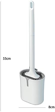 ЗУКЕМС Тоалет Четка За Домаќинство Силиконски Долга Рачка Тоалет Четка Агол Без Дупка Ѕид Виси Тоалет Четка Wc Додатоци Чистење Сет