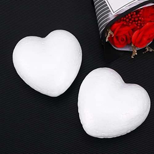 Лекувано 20 парчиња полистирен во форма на срце во форма на срце за цвеќе за уредување на свадбени украси