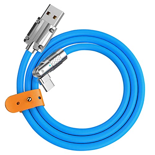 Dashenran 180 ° Ротирачки кабел за брзо полнење, 1,8M USB кабел за наплата за брзо полнење, 180 ротирачки кабел за брзо полнење, за