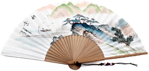 Ојуксеон Традиционално корејско сансудо сликање обожавател направен од традиционална корејска хартија