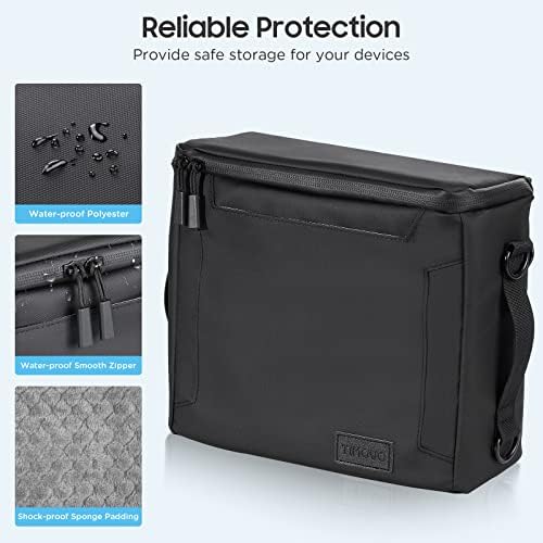 Timovo Mini 3 Pro Chare Case, водоотпорна торба за складирање на торби за рамената за DJI Mini 3 Pro/SE/Air 2S/Mavic Air 2, DJI RC/N1/Pro