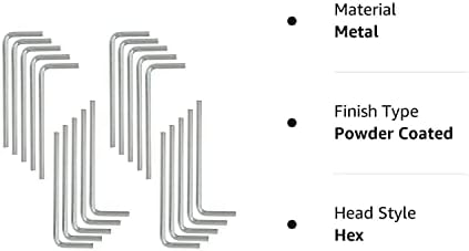 ХОНЏИ 2,5 мм Хексадецимален Клуч Клуч Во Форма На Шестоаголна Глава Алатка за Поправка 20 парчиња …