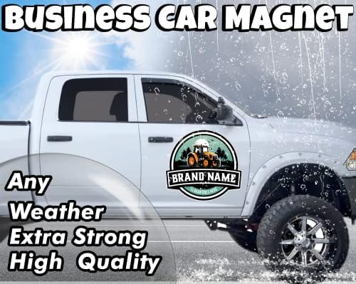 Вашиот Приспособен Знак За Магнет За Автомобил / Персонализирано Лого За Вашиот Автомобилски Камион | Рекламирајте Го Магнетното Деловно