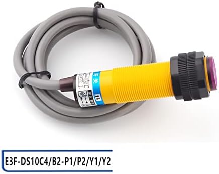 Cnhkau Фотоелектричен Прекинувач Дифузна Рефлексија Инфрацрвен Сензор Прекинувач За Близина E3F-DS10C4/B2/P1/P2/Y1/Y2 NPN PNP NC M18 0-10cm