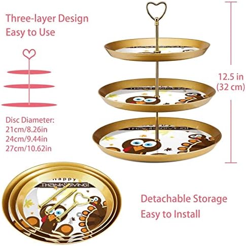 Tfcocft Торта Штанд, Партија Торта Штанд, Торта Се залага За Десерт Маса, денот на благодарноста турција fall лисја шема