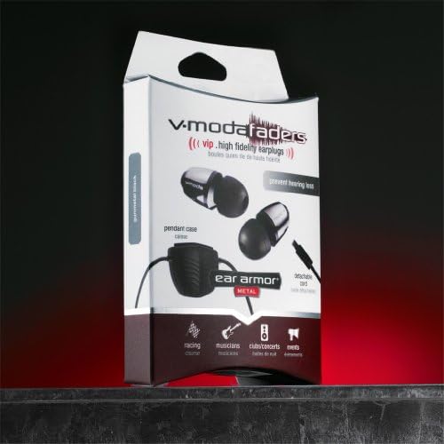 V -moda faders подесени метални ушни приклучоци - Gunmetal Black