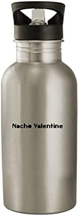 Производи од Моландра Начо Валентин - шише со вода од не'рѓосувачки челик 20oz, сребро
