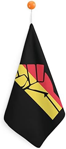 Белгија Знаме Се Спротивстави На Виси Крпа Крпа Крпа Супер Абсорбента Сува Шамиче Со Јамка За Кујна Бања Божиќ