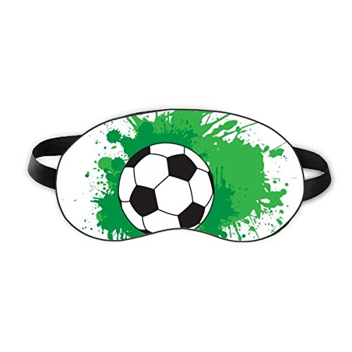 Фудбалски фудбалски спортови на вашиот текст за спиење на очите на очите мека ноќно следење на слепите сенка