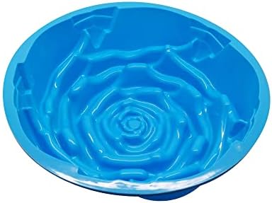 Роуз силиконски калап за печење, правење сапун, обликување на чоколадо, итн. 9 Сино со дијаметар