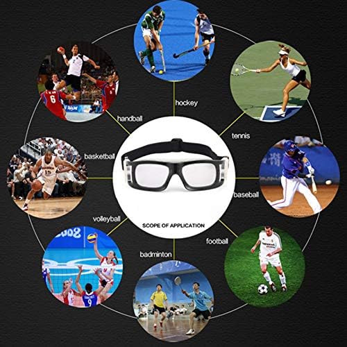 Sports Sports Basketball Glasses Anti-Fog Безбедност заштитни очила за возрасни мажи Младински фудбалски тенис дриблинг очила