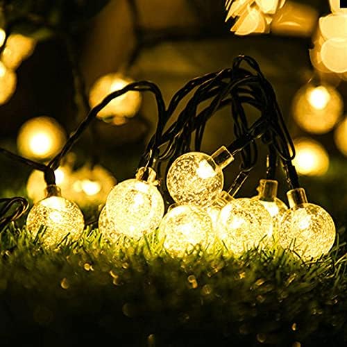 NC соларни жици светла, LED топки светла, надворешно водоотпорен градинарски пејзаж декоративни светла, светилки во дворот, декоративни светла