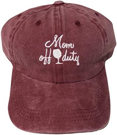 Мама капа | Симпатична, смешна забавна зашиена бејзбол капа - мама роденденски подароци од Даугер и син