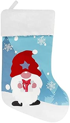 Божиќни чорапи Мини чорапи мини чорапи за бонбони, украси за новогодишни украси за елки кои висат кристали долги