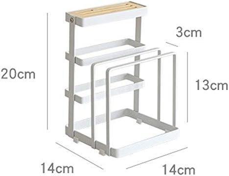 Hahах кујнски решетка за сечење блок решетката за сечење кујна организатор на кујнски решетка за кујна ковано железо