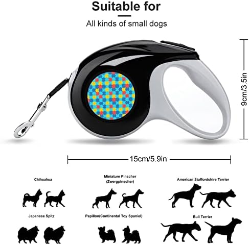 Свесност За Аутизам Поводник За Повлекување На Кучиња Без Заплеткување Анти-Лизгачка Рачка За Миленичиња Одење Поводник Погоден За Мали Средно