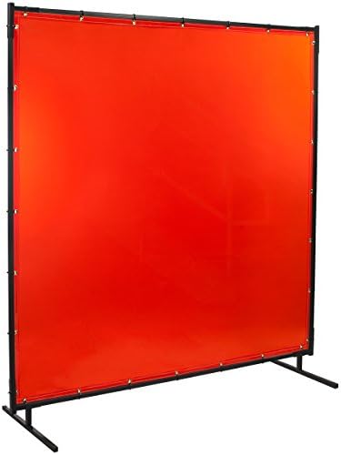 Штајнер 538-4x5 Заштита-О-екран класичен заварување екран со пламен ретардант 14 милји затемнети транспарентна винил завеса, портокал,