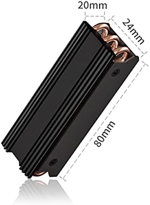 Ylhxypp M.2 Цврста состојба на погон на цврста состојба за топлина за десктоп компјутер компјутер алуминиум легура бакар 2280 SSD радијаторска
