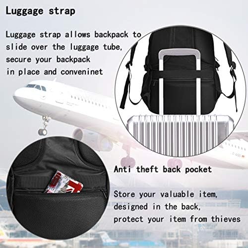 Yund rjewaonb шпионски нинџи ранец со ранец на USB интерфејс, црна, 16