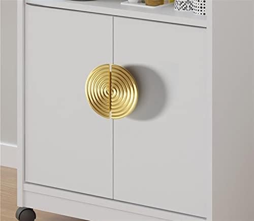 Груни полукружен облик на месинг месинг се справува со копчињата и рачките за кабинетот за кујнски шкафови влече дома декор 1 парчиња