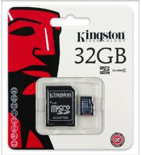 Професионална Кингстон MicroSDHC 32gb Картичка За Samsung Galaxy Таб 2 Телефон со прилагодено форматирање и Стандарден SD Адаптер.