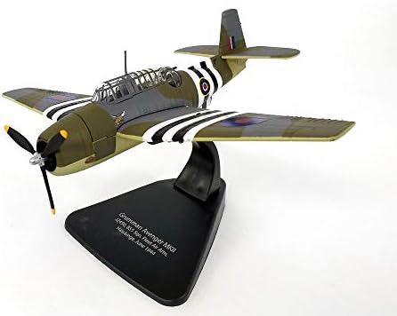 Oxford Diecast AC099 TBF Avenger Torpedo авион J2490 855 Sqn Hawkinge FAA јуни 1944 година 1/72 Scale Diecast Model