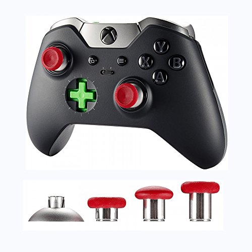 ИТТЛ® 8 Парчиња Замена За Замена Магнетни палци Се Вклопува ЗА PS4 Dualshock 4 Контролер Xbox Еден Елитен Контролер Xbox Еден Контролер-Црвено