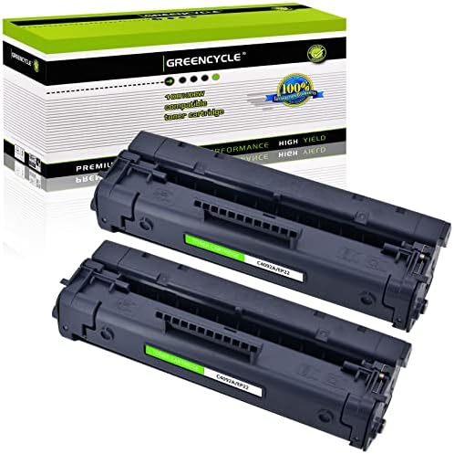 greencycle 2 PK C4092A 92A Касети Со Црн Тонер Компатибилни за HP laserjet 1100 3200 1100a 3200se