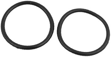 X-Dree 50pcs 26mm x 2mm нитрил бутадиен гума o прстен масло запечатување прстен заптивка црна (50 unids 26 mm x 2 mm nitrilo butadieno goma