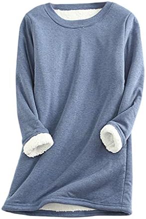 Inинф руно врвови-зимски долна облека дебела топла топ-о-вратоврска жени кадифена џемпер за џемпери за жени со блуза